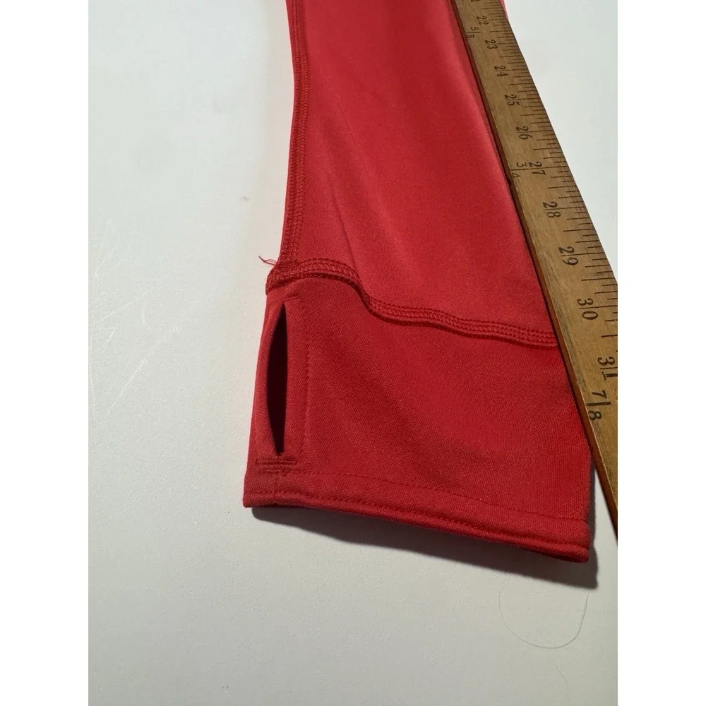 Puma Sport Lifestyle Quarter Zip Pullover Top Athletic Warm Up Red Size Large‎
